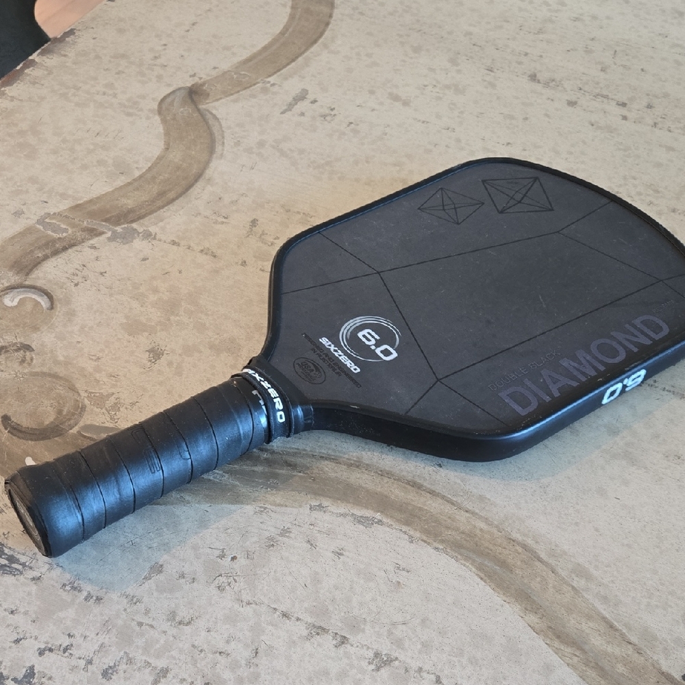 Six Zero Double Black Diamond Control Professional Pickleball Paddle